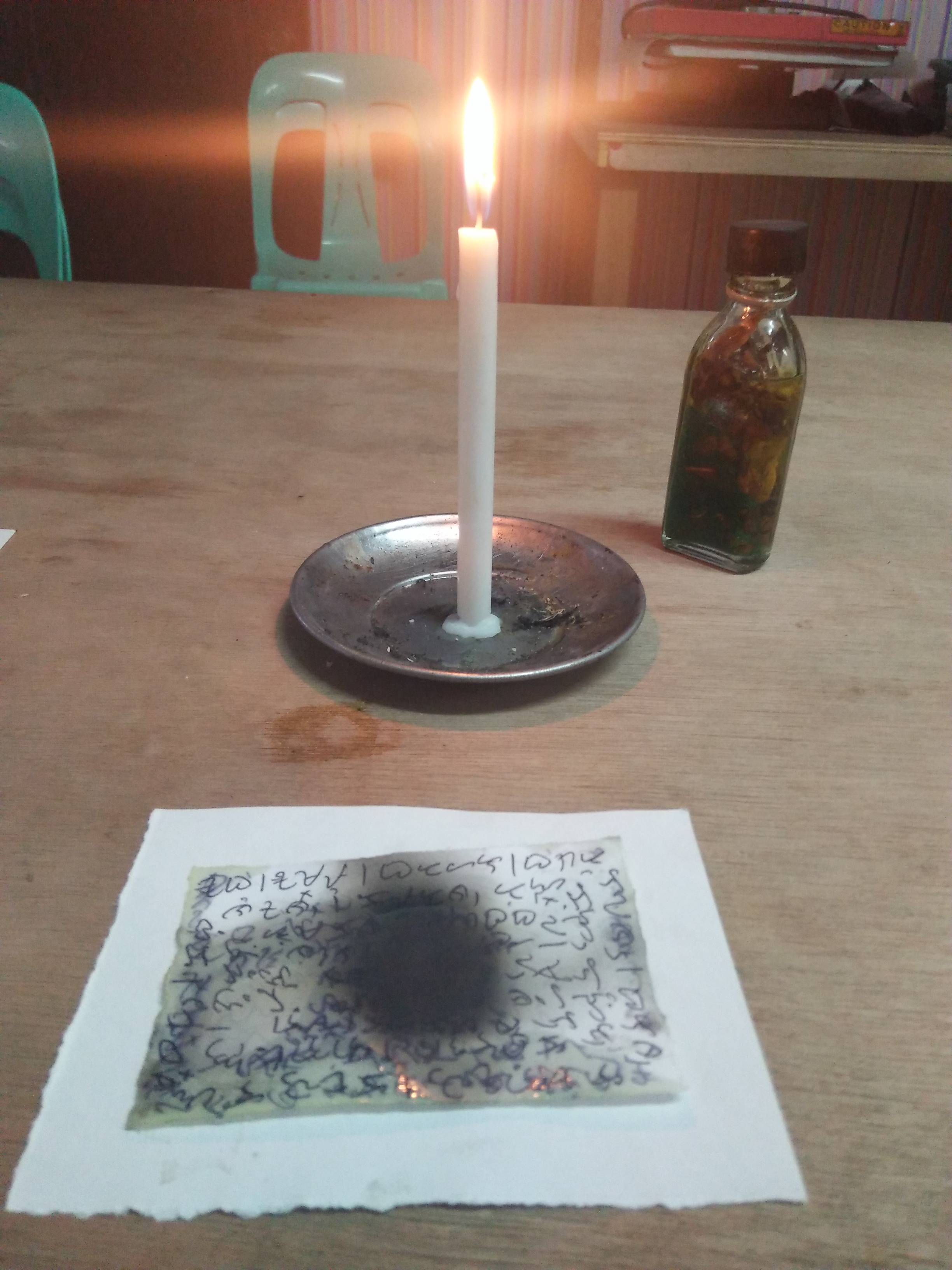 Oil Paper and Candle – Hilot Academy of Binabaylan